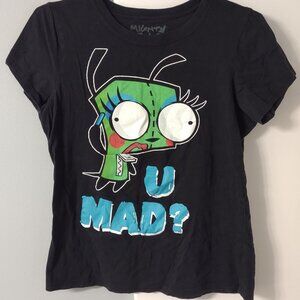 Invader Zim GIR Hot Topic T-Shirt 2011 Mighty Fine
